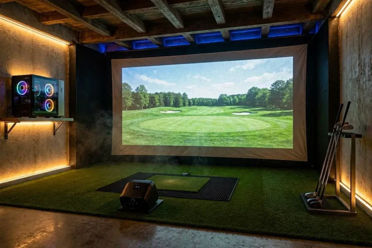 Best garage golf simulator build 2026 under 5000 dollars