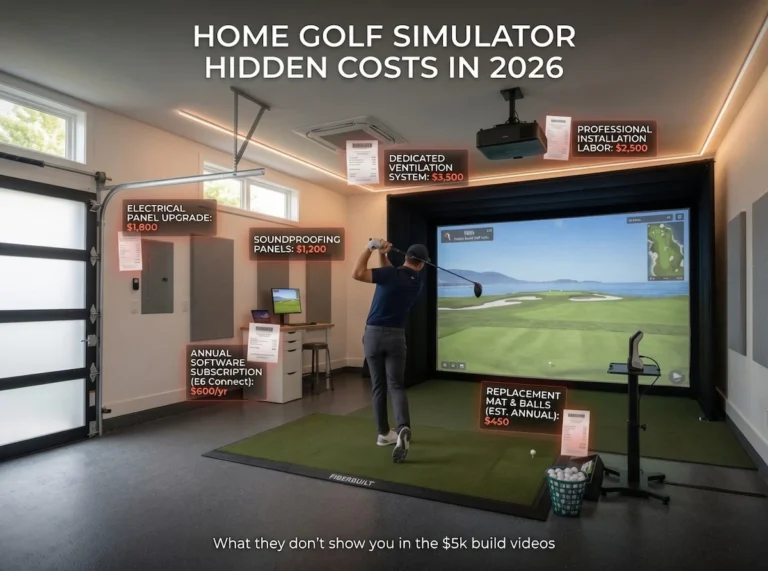 Hidden costs and 3-year TCO of home golf simulators 2026