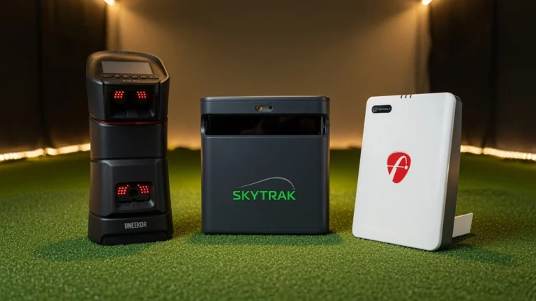 Golf launch monitors compared for home simulators in 2026